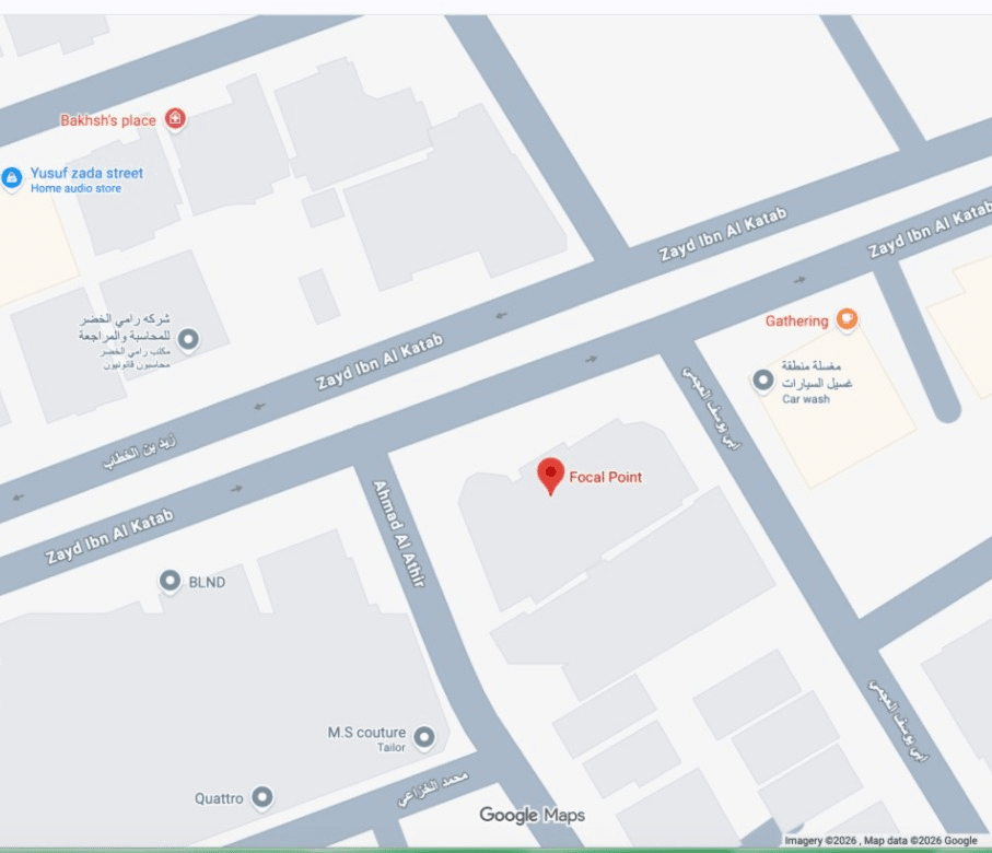 Map showing the location of our office in Saudi Arabia